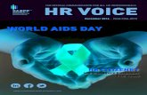 WORLD AIDS DAY€¦ · INSIDE HR VOICE · DECEMBER 2016 BOARD DESK PAGE 3 • 16 milestones for SABPP in 2016 HR CITIZENRY PAGE 5 • HR Managers Empower The Youth HR AUDIT PAGE 6