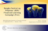 Bangko Sentral ng Pilipinas’ (BSP) · 2016. 3. 29. · Source: Bangko Sentral ng Pilipinas (BSP) Factors behind sustained remittance growth 2. Expanded, more efficient and accessible
