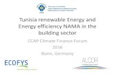 Tunisia renewable Energy and Energy efficiency NAMA in the …ccap.org/assets/Tunisia-ALCOR-Building-NAMA.pdf · 2016. 5. 27. · ALCOR, Email:medhoussem.belhaouane@alcor.com.tn 2