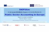 EGPA WG 11 2019 DiEPSAm project presentation-V2019-11-20€¦ · 2 Project outputs: Lecture handouts (PDF) Module roadmap November 2019 Peter C. Lorson Working Group EPSAS, Luxembourg