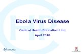 Ebola Virus Disease - Centre for Health Protection 2019. 1. 4.آ  Ebola virus disease (EVD) Incubation