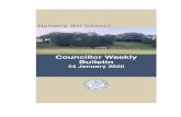 Councillor Weekly Bulletin - Hunters Hill€¦ · Councillor Weekly Bulletin 24 January 2020 Councillor Weekly Bulletin Page 3 1. GENERAL MANAGER 1.1 Strategic Session We are in the