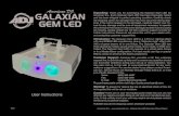 StageSpot | Theatrical & Stage Lighting Supplies - Warning ...Introduction: The Galaxian Gem LED is a 2-FX-in-1 lighting effect with dual RGBW LED moonflowers, plus a “Galaxian style”