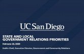 STATE AND LOCAL GOVERNMENT RELATIONS PRIORITIESsenate.ucsd.edu/media/424347/compiled-presentations.pdf• May change RFP every year • If so, will release draft RFP for comment •