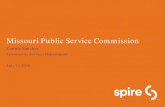 Missouri Public Service Commission · 7/11/2018  · Winter ECIP up to $800 (November – May) Summer ECIP up to $300 (June – September) ... • Blue Springs • Andrew County •