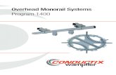 Overhead Monorail Systems Program 1400 €¦ · Transports material cross-line direction Suspension Trolleys • With or without traverses • With or without pendulum bolts • With