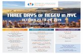 PRESENTS three days of negev - AABGU€¦ · Zin Fellows Reunion (by invitation only) DINNER PARTY HONORING ALEX GOREN SPONSORSHIP LEVELS MANDARIN ORIENTAL HOTEL NEW YORK CITY with