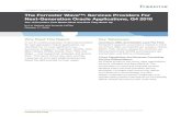 The Forrester Wave™: Services Providers For Next-Generation … · 2018. 10. 17. · The Forrester Wave™: Services Providers For Next-Generation Oracle Applications, Q4 2018 The