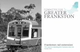 Train on bridge Photo - Committee for Greater Frankston · More than 80% of respondents said better public transport ... (13,800 and 24,800 residents respectively –2016 census).