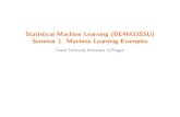 StatisticalMachineLearning(BE4M33SSU) Seminar1. … · 2018. 10. 11. · 3/9 Example1: ImageNet(visualobjectclassiﬁcation) % &) * +, &) *-. ) * /01 * /01-. * 02+) * 02+ * 02+-.
