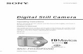 New Digital Still Camera - Sony · 2013. 9. 28. · model name1[MVC-FD100/FD200] [3-073-074-11(2)] masterpage:Right filename[G:\_Upload\3073074112\307307411MVCFD100UC\01COV-MVCFD100UC\010cov.fm]