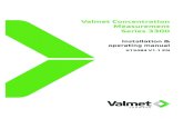 Valmet Concentration Measurement Series 3300 · 2017. 2. 7. · Concentration TCU series 3300 3 Installation & operating manual K15484 V1.1 EN Recycling and disposal When sorted by