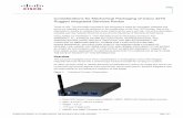Considerations for Mechanical Packaging of Cisco 3270€¦ · This document highlights some of the considerations in repackaging a Cisco 3270 Rugged Integrated Services Router into