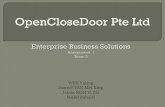 OpenCloseDoor Pte Ltd...OpenCloseDoor Pte Ltd is a distributor of doors and grills, established in Singapore Purchases doors and grills from manufacturers in China Wholesaling to construction