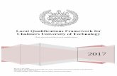 Local Qualifications Framework for Chalmers University of ...... · 15.2. Degree of Bachelor of Science in Marine Engineering ..... 22 15.3. Degree of Bachelor of Science in Nautical