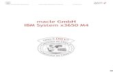 IBM System x3650 M4 - Open-E Inc · 2015. 9. 17. · Model IBM System x3550 M4 Operating system MS Windows Server 2012 Enclosure/chassis IBM x3550 M4 Motherboard System x3550 M4 CPU