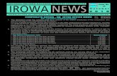 INDIANOIL RETIRED OFFICERS WELFARE ASSOCIATION ...irowaapex.com/data/documents/Irowa News - OCT - 2018.pdfIROWA NEWS Issue No. 32 October 2018 INDIANOIL RETIRED OFFICERS WELFARE ASSOCIATION