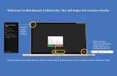 Welcome to Blackboard Collaborate. We will begin the ...€¦ · Welcome to Blackboard Collaborate. We will begin the session shortly. ... •Tools: Access functions that are outside