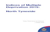 Indices of Multiple Deprivation 2019: North Tyneside...1. The English Indices of Multiple Deprivation The English Indices of Deprivation 2019 are based on 39 component indicators,