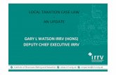 LOCAL%TAXATION%CASE%LAW% -% ANUPDATE% … · Institute of Revenues Rating and Valuation  enquiries @irrv.org.uk APPEAL%ROUTES% (NON-DOMESTIC%RATE)%