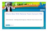 What's New With Rational Team Concert (TM)...IBM Rational Software Conference 2009 Taskboards track Work in Progress Accelerate stand-up meetings, increased transparency See the work