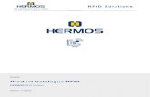 Product Catalogue RFID - Hermos · RFID is an abbreviation for Radio Frequency Identification. With this technology, data is transmitted contactless and without visual contact from