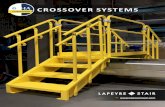 CROSSOVER SYSTEMS - Amazon S3 · 2020. 3. 15. · Standard stair crossover systems Stair SLOPE is 45 degrees or less from the horizontal OSHA §1910.25(c)(1) STAIR RISERS have a uniform