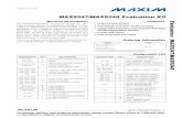 MAX9247/MAX9248 Evaluation Kit · 2009. 12. 16. · MAX9247/MAX9248 Evaluation Kit Evaluates: MAX9247/MAX9248 General Description The MAX9247/MAX9248 evaluation kit (EV kit) pro-vides