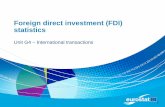 Foreign direct investment (FDI) statisticsunstats.un.org/unsd/tradeserv/Workshops/hanoi2010... · FDI statistics presentation 4 Methodological framework ¾Existing methodology based