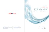 ICE MAKER - INNOVA BIO-MED · 2019. 7. 10. · Qingdao Innova Bio-Meditech Co., Ltd ADD: No. 1057 Jinshui Road, 266100, Qingdao,China Email: info@innobiomed.com Website: . Innova