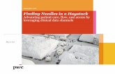 Finding Needles in a Haystack - Lonestar HFMAlonestarhfma.org/2016/wp-content/uploads/2015/06/2012_05... · 2012. 5. 10. · Finding Needles in a Haystack • Advancing patient care,