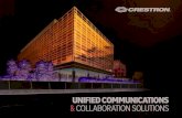 Crestron Unified Communications and Collaboration SolutionsCrestron UC and collaboration solutions come in several forms, but all bring a consistent user experience, regardless of