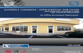 SANDHILL COMMONS - OFFICE/RETAIL FOR LEASE...24430 Sandhill Blvd., Punta Gorda, FL 33983 1,350 - 2,700 SF OF OFFICE SPACE Coldwell Banker Commercial and the Coldwell Banker Commercial