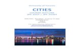 University of Toronto CITIES · 2020. 9. 15. · University of Toronto CITIES COURSE OUTLINE JPF 455Y / JPF 2430Y 2020-2021, Thursdays, 10 am to 12 noon (Toronto time) Online Via