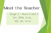 Meet the Teacher - Home - Ryde East Public School€¦ · Meet the Teacher Stage 2 – Years 3 and 4 3H, 3PW, 3/4L, 4M, 4A, 4/5J. Overview ∗Class Structures ∗Specialty Lessons