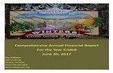 Comprehensive Annual Financial Report For the Year Ended June 30, 2017 - Winters · 2017. 12. 22. · Comprehensive Annual Financial Report For the Year Ended June 30, 2017 City of