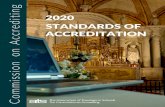 Accrediting 2020 STANDARDS OF ACCREDITATIONATS COMMISSION STANDARDS OF ACCREDITATION APPROVED JUNE 2020 iii G. The standards seek to simplify the task of accreditation in ways that