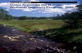 Status Report for the National Wetlands Inventory Program: …...Status Report for the National Wetlands Inventory Program: 2009 Introduction Wetlands are the cornerstone of the Nation’s