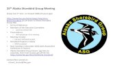 25th Alaska Shorebird Group Meeting · shorebirds in East Asia and Australasia. 2. to provide a structured forum to facilitate, coordinate, and enhance the exchange of shorebird information