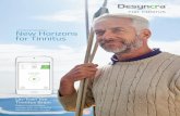 CR Neuromodulation New Horizons for Tinnitus · 2017. 1. 2. · Desyncra TM For Tinnitus Therapy System Customized earphones Figure 5: Therapy plan with periodic follow-up visits