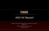 ASO AC Report - APNIC...2017/03/01  · ASO AC Report Address Support Organization Address Council APNIC 43 Ho Chi Minh City, Vietnam 1March 2017 ASO AC (Address Council) • NRO Number