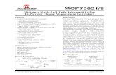 MCP73831/MCP73832 Data Sheet · 2020. 2. 28. · MCP73831/2 DS20001984H-page 4 2005-2020 Microchip Technology Inc. Preconditioning Current Regulation (Trickle Charge Constant-Current