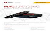 New IPTV Set Top Box manufacturer - Datasheet for MAG 324 MAG … · 2018. 10. 1. · The cost-e˜ective solution for your IPTV/OTT project with a full set of functions. MAG324/325w2
