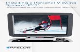 Installing a Personal Viewing System (PVS) Cardio... · Installing a Personal Viewing System (PVS) ... This is a recommendation only. NEC (National Electric Code) guidelines or local