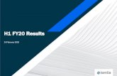 H1 FY20 Results - Isentia · H1 FY20 RESULT PRESENTATION 13 Investing in technology to improve client experience Business Outcomes • Scalable and reliable tech stack • Reduced