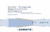 Grant Program Application Guidanceolga.drpt.virginia.gov/Documents/forms/DRAFT FY 2019... · Web viewGrant funds administered by DRPT generally provide support for capital, operating