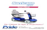 US Hurricane om RevK - Pride Mobility Products Corp....Hurricane PMV/RevK/Mar03 9 II. SAFETY Figure 2. Normal Driving Position Figure 2A. Increased Stability Driving Position 2 ˆ
