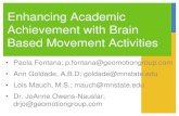 Enhancing Academic Achievement with Brain Based Movement ...aahperd.confex.com/aahperd/2011/webprogram/Handout/Session4819… · drjo@geomotiongroup.com. Objectives • Ideas for