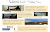 Driving Simulator Labbej/driving/simulator_poster.pdf · The MindTrack simulation software, developed by Dr. Dario Salvucci at Drexel University, provides detailed data collection