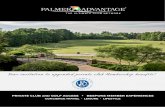 Your invitation to upgraded private club Membership benefits!...Access to Top-100, PGA TOUR, and USGA event venues in North America. GOLF ONIERGE SERVIE Available online, by phone,